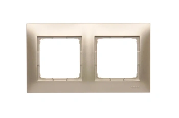Ramka 2-krotna uniwersalna Simon54 Premium, złoty