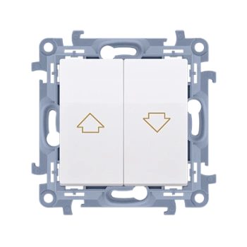 Łącznik żaluzjowy, Simon10 biały