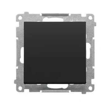 Simon55 Łącznik jednobiegunowy czarny mat 10AX