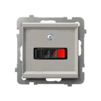 Gniazdo głośnikowe pojedyncze SONATA KASZMIR