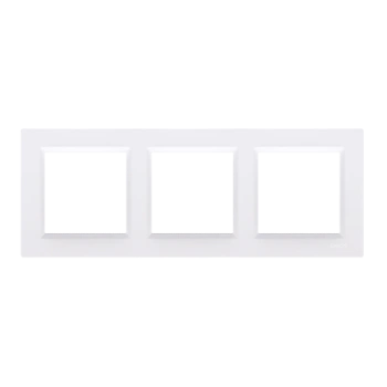 Ramka potrójna Simon10 biały