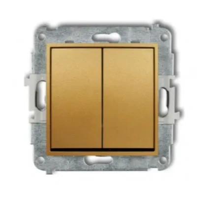 MINI Łącznik krzyżowy podwójny złoty mat bez pikto