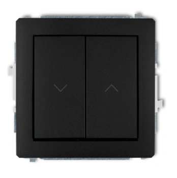 Mechanizm łącznika zwierny żaluzjowego czarny DECO