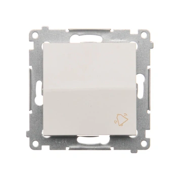 Przycisk dzwonek Simon54 , biały