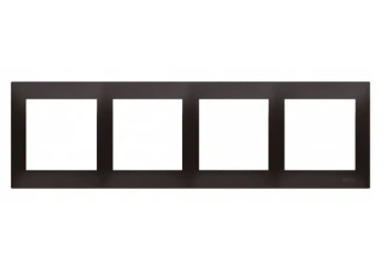 Simon54 Premium Ramka 4-krotna IP20/IP44 czarny