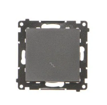Simon55 Łącznik schodowy czarny mat 10AX