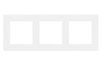 Simon55 Ramka 3-krotna biały mat