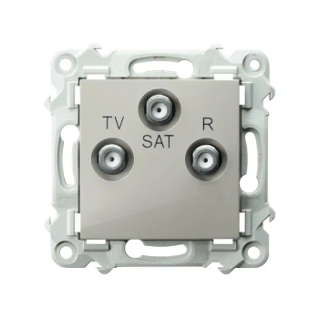 SZAFIR Gniazdo RTV-SAT końcowe kaszmirowy beż