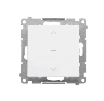 Simon55 Przycisk roletowy poj. biały