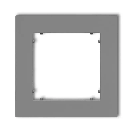 Ramka uniwersalna pojed. z tworzywa MINI szary mat