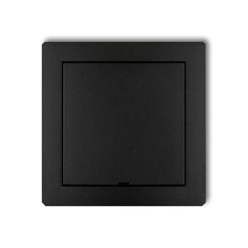 Ramka pośrednia z zaślepką czarny DECO