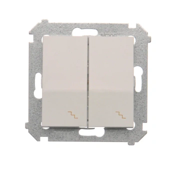 Łącznik schodowy 2x Simon54, biały