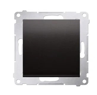 Simon54 Przycisk pojedynczy 10AX bez pikto. czarny