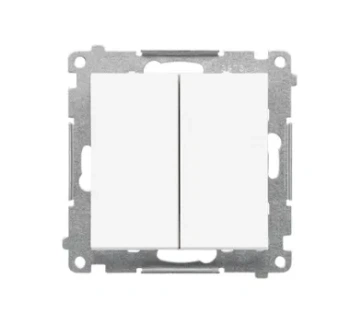 Simon55 Łącznik świecznikowy biały mat 10AX