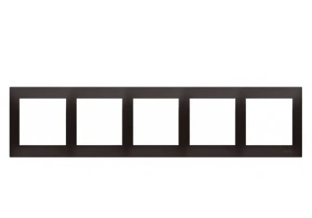 Simon54 Premium Ramka 5-krotna IP20/IP44 czarny