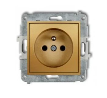 MINI Gniazdo pojedyncze z/u z przesłonami