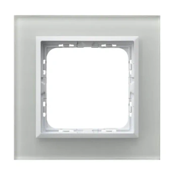 Ramka pojedyncza SONATA BIAŁE SZKŁO