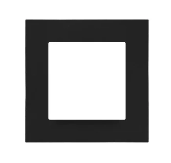 Simon55 Ramka 1-krotna czarny mat