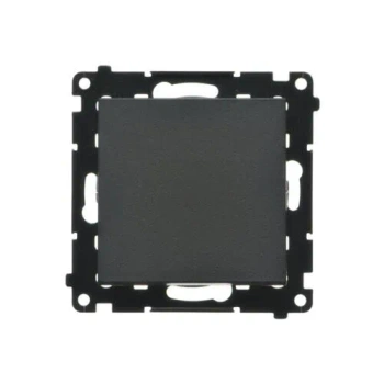 Simon55 Łącznik schodowy czarny mat 10AX bez pikto