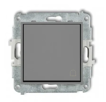 Mechanizm łącznika zwierny dzwonek MINI szary mat