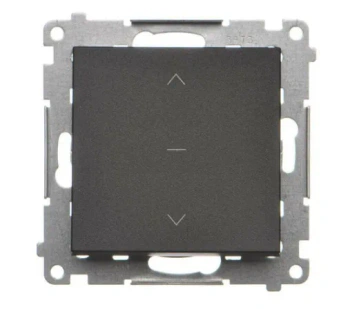 Simon55 Łącznik żaluzjowy pojedynczy 3-poz. czarny