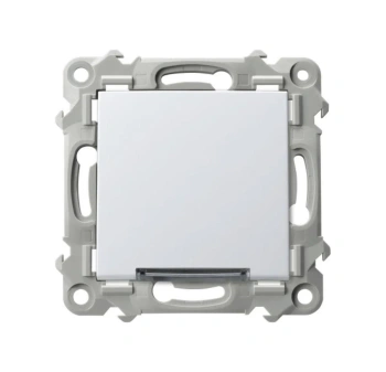 SZAFIR Łącznik jednobiegunowy z podświetl. biały