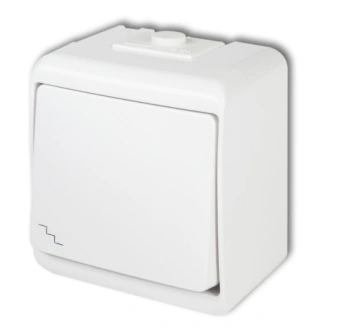 Łącznik schodowy biały hermetyczny JUNIOR