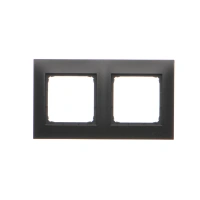 Simon54 Premium Ramka 2-krotna IP20/IP44 czarny