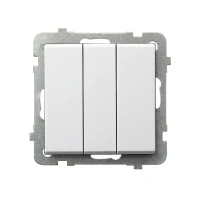 Łącznik potrójny SONATA BIAŁY