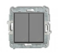 Mechanizm łącznika podwój.schod. MINI szary mat