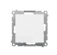 Simon55 Łącznik krzyżowy biały mat 10AX bez piktog