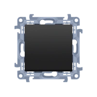 Simon10 Łącznik pojedynczy 10AX szybkozłącza, czarny mat