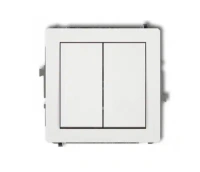 Karlik wyłącznik podwójny schodowy bez piktogramu