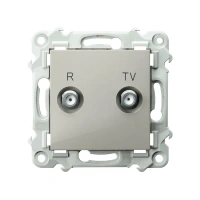 SZAFIR Gniazdo RTV końcowe kaszmirowy beż