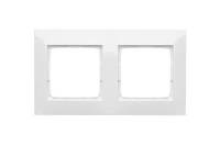 Ramka 2-krotna uniwersalna Simon54 Premium, biały