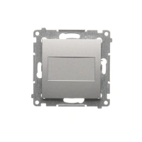 Zaślepka ramki Simon54, srebrny mat