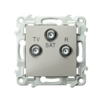 SZAFIR Gniazdo RTV-SAT końcowe kaszmirowy beż