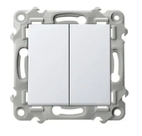 SZAFIR Łącznik podwójny schodowy biały