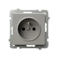 Gniazdo pojedyncze z uziemieniem SONATA KASZMIR