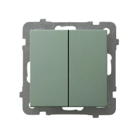 AS Łącznik podwójny schodowy zielony mat