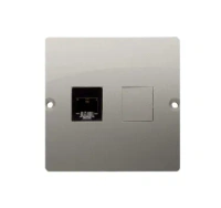 SimonBasic Gniazdo telefoniczne pojed.RJ11 satynow